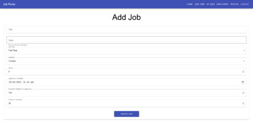 Online Job Portal MERN Stack React MongoDB Nodejs
