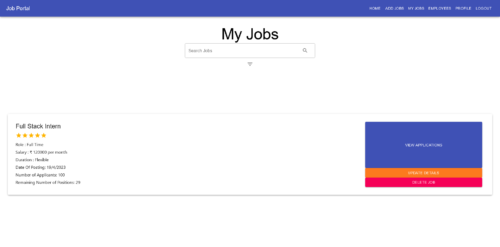 Online Job Portal MERN Stack React MongoDB Nodejs