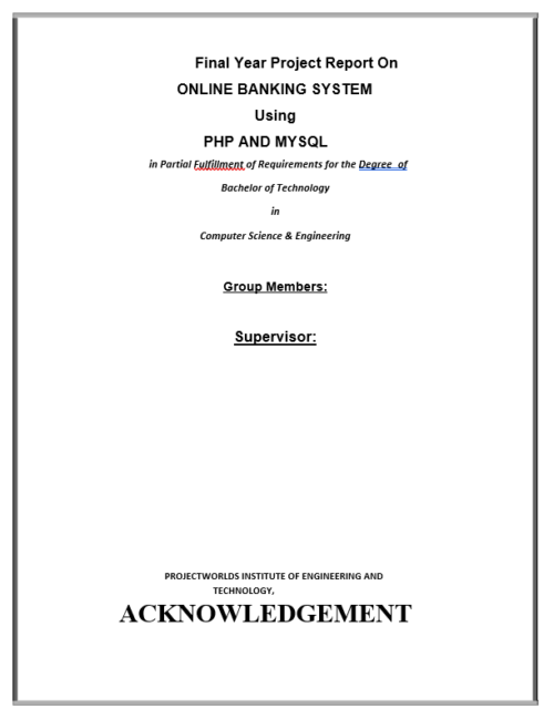 online banking