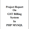 Online GST Billing PHP Project Report