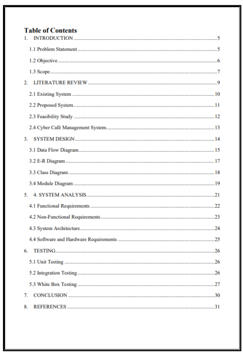 Online Cyber Cafe PHP Project Report - Image 3