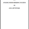 Online Food Ordering System PHP Project Report