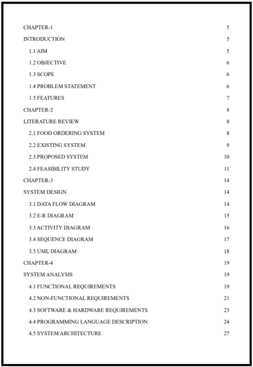 Online Food Ordering System PHP Project Report - Image 2