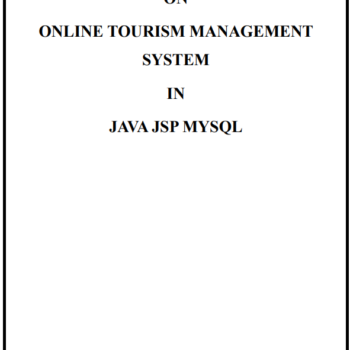 Online Tourism Management System Project Report