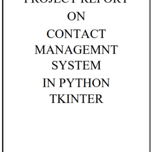 Screenshot 2023-11-22 133111 Contact Management System Python Project Report