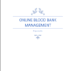 Online Blood Bank Management System PHP Project Report
