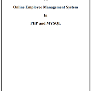 Screenshot 2023-11-22 183127 Employee Management System Project In PHP MYSQL Project and Report