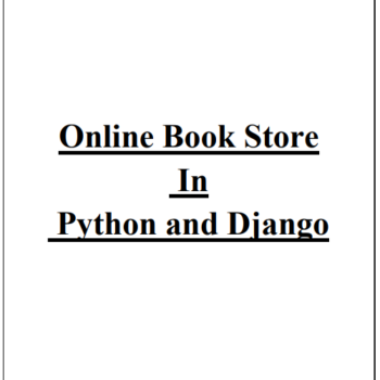 Online Book Store in Python Django Project Report
