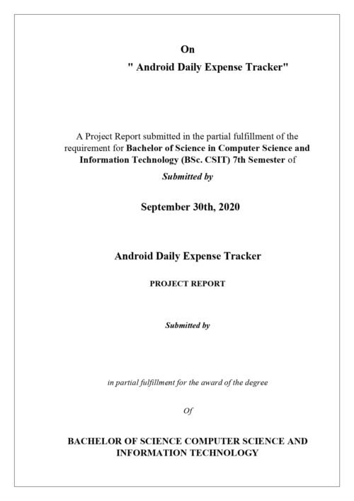 android expense