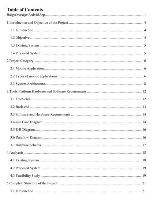 Budget Manager Android App Project Report - Image 3