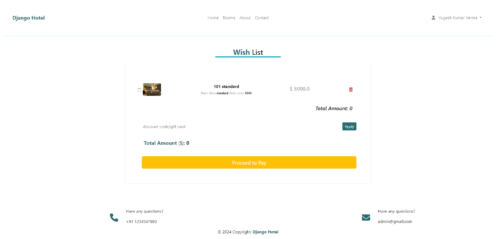 Online Hotel Reservation System Project in Python Django - Image 5