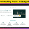Online Hotel Booking Project in Django Python Online Hotel Reservation System Project in Python Django