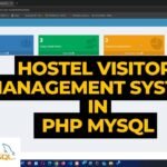 Online Hostel Visitor Management System in php