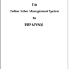 Salon Management System in PHP MySQL Project Report