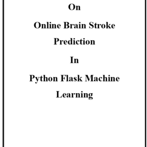 1 Brain Strock Prediction Python Machine Learning Project Report