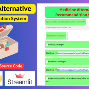 Add a heading (1) Alternative Medicine Recommendation System Python Machine learning Web App