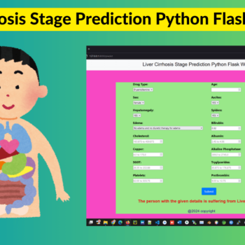 Liver Cirrhosis Stage Prediction Machine Learning Python Web App