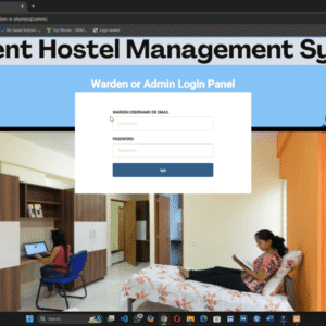 Snapshot_12 Online Student Hostel Management System