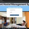 Online Student Hostel Management System PHP & MySQL