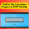 Online Sip Calculator Project in php mysql