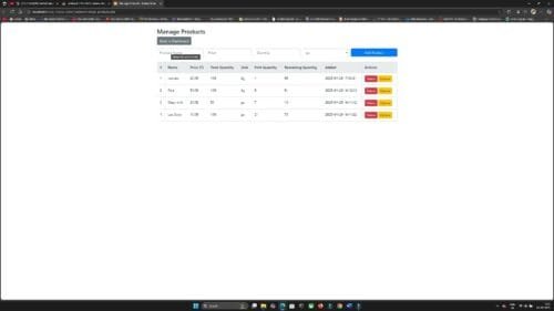 Kiran Store Management System using PHP & MySQL - Image 7