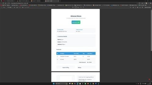 Kiran Store Management System using PHP & MySQL - Image 2