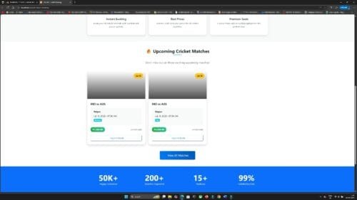 Cricket Ticket Booking System using PHP & MySQL - Image 5