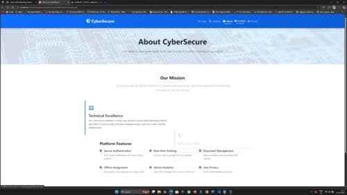 Online Cybercrime Reporting System PHP MySQL - Image 7