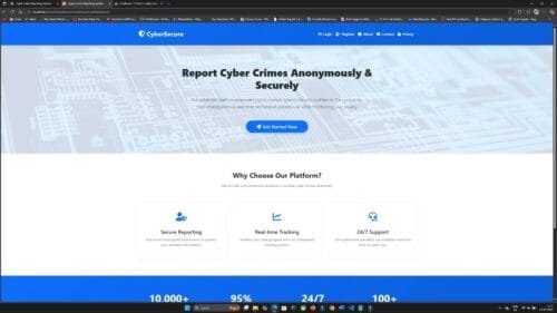 Online Cybercrime Reporting System PHP MySQL - Image 8