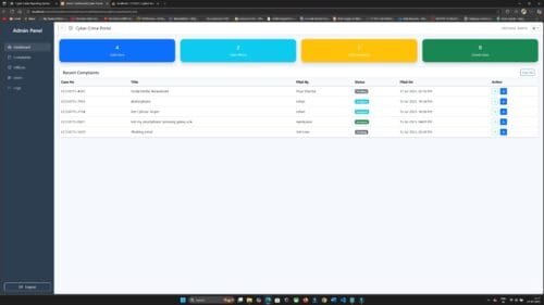 Online Cybercrime Reporting System PHP MySQL - Image 9