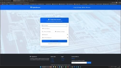 Online Cybercrime Reporting System PHP MySQL - Image 10