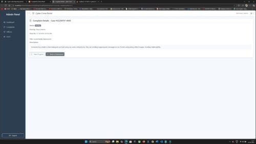 Online Cybercrime Reporting System PHP MySQL - Image 11