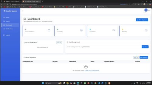 Courier Management System in PHP & MySQL - Image 4