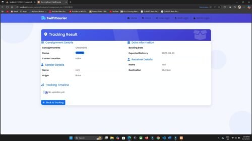 Courier Management System in PHP & MySQL - Image 3