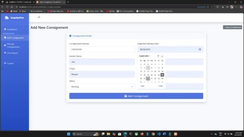 Courier Management System in PHP & MySQL - Image 6