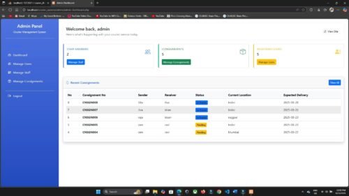 Courier Management System in PHP & MySQL - Image 13