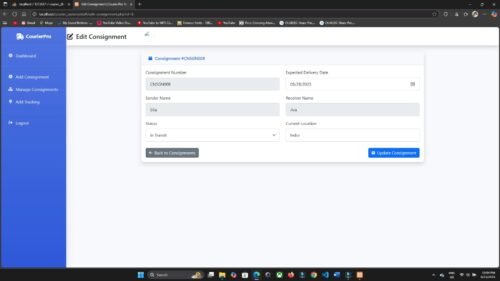 Courier Management System in PHP & MySQL - Image 12