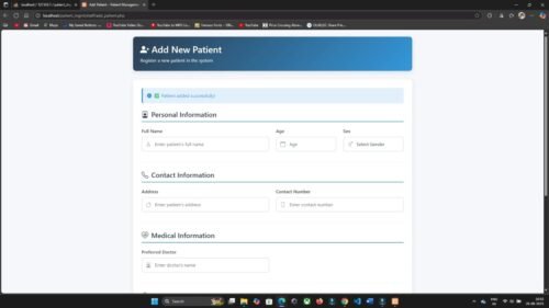 Online Hospital Patient Management System in PHP MySQL - Image 7