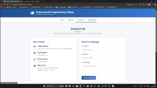College Result Management System in PHP & MySQL - Image 3