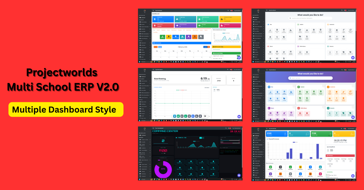 Multi-School ERP SaaS Script – Complete Source Code + Mobile App V2.0 ...