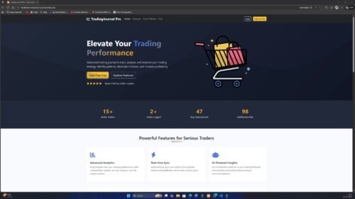 Trading Journal & Trade Analyzer System PHP MySQL